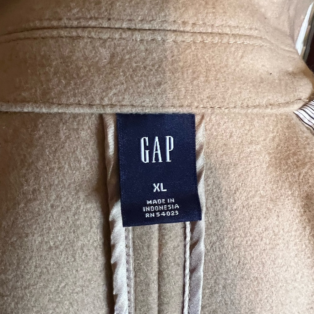 Camel Color Wool Crop Jacket - image 4